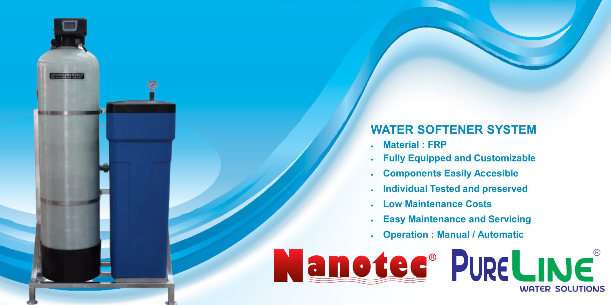 Water Softener 3 m3/h